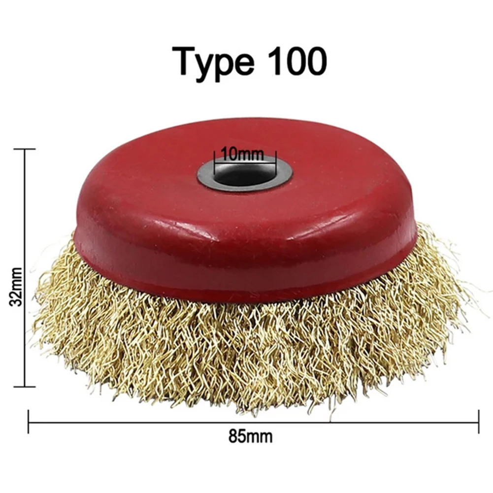 

Steel Wire Brush M10 M16 Angle Grinder Wire Wheel Rust Paint Removal Deburring Polishing Tool Grinding Wheel Derusting