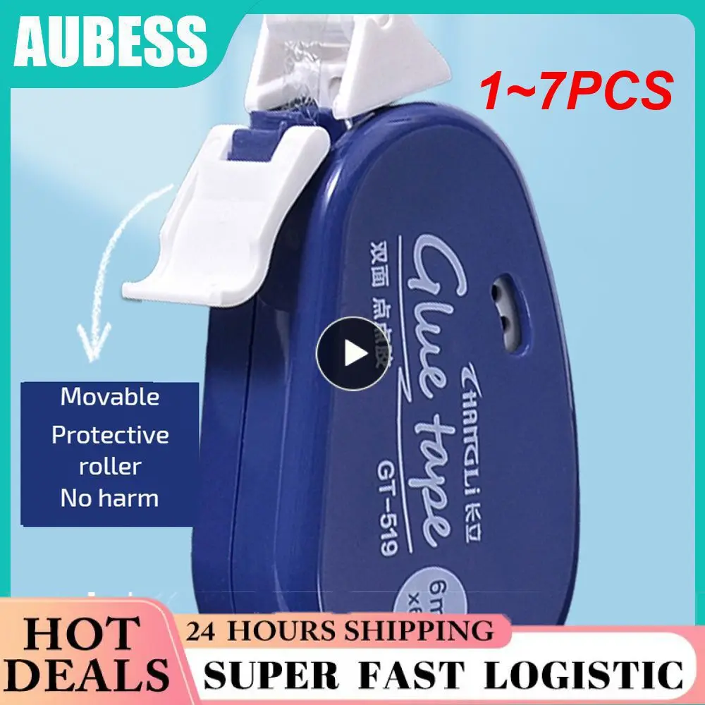 

1 ~ 7 шт. Journamm 6 м * 6 мм Двухсторонняя клейкая лента «сделай сам» для скрапбукинга коллажа фотоальбома школьные канцелярские принадлежности