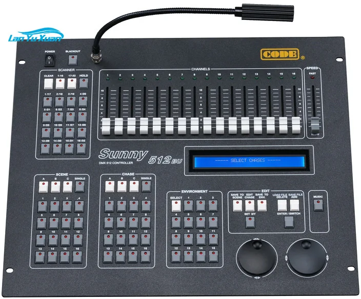 

Warranty Professional Stage Lighting Console Sunny 512 DMX Controller