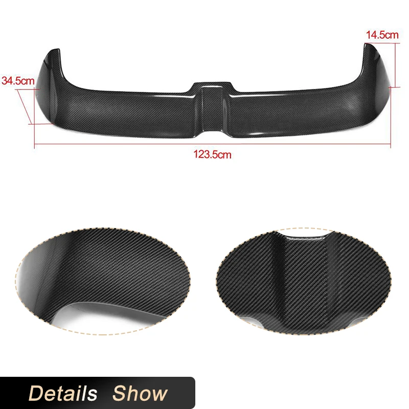 Автомобильный задний спойлер на крышу крылья для VW Golf VII 7 GTI R Hatchback 2014-2017