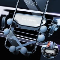 car phone holder universal gravity stand vent mounting clip bracket gravity support gps bracket for iphone 13 pro xiaomi samsung