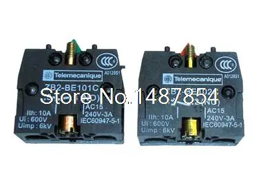 20 шт./лот ZB2-BE101C контактный блок кнопочного переключателя нормальный открытый (НО)