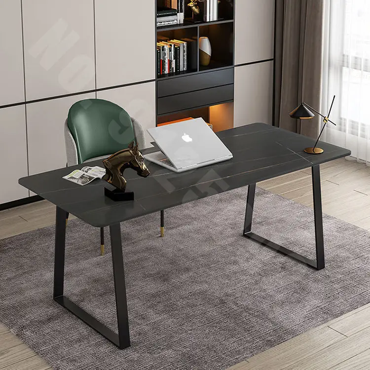 

Итальянская доска, минималистичный квадратный обеденный стол для дома и квартиры, металлический ноутбук для офиса и встреч, компьютерный п...