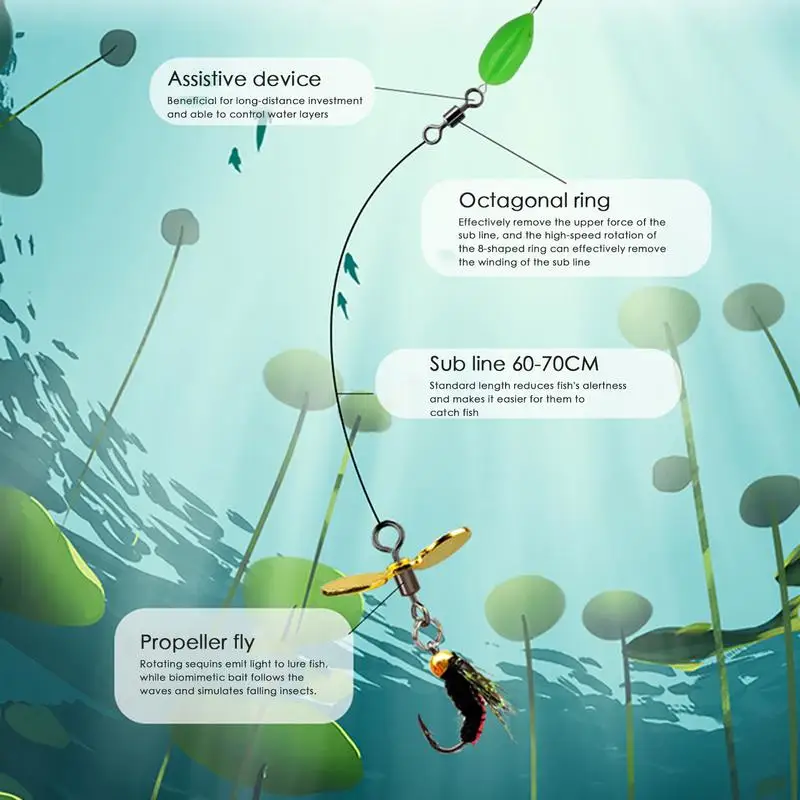 Нахлыстовая рыболовная приманка приманки для ловли окуня 6 шт. плавающие