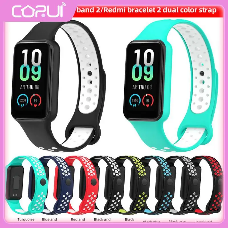 

Portable Smartwatch Replacement Wristband Silicone Watchstrap For Redmi Band 2 Comfortable Strap For Redmi Band2 Lightweight