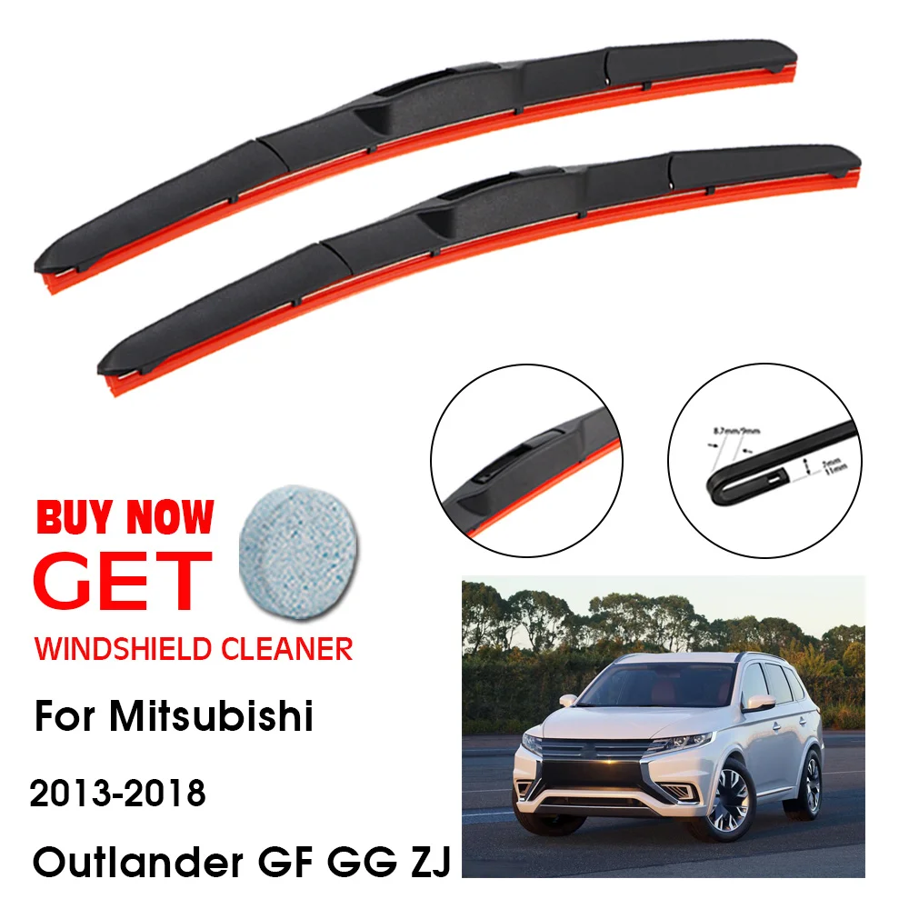 

Стеклоочиститель для Mitsubishi Outlander GF, GG, ZJ, ZK, 26 + 18 дюймов, 2013-2018 гелевые лезвия