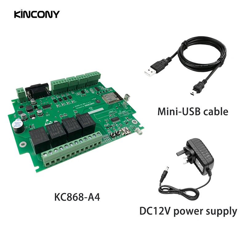 

KC868-A4 ESP32 ESPhome Tasmota Arduino IDE Home Assistant Homekit Dimmer Switch Wifi RS232 Relay Module MQTT HTTP EU/US/UK Plug