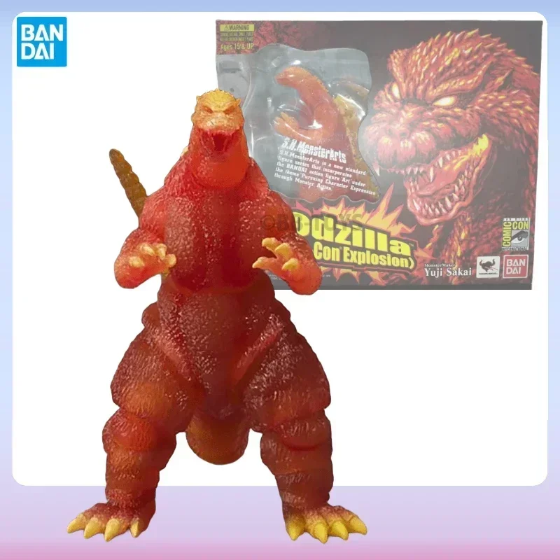 В наличии оригинальная версия SHM SDCC ограниченная зона Ultraman монстр горящая godzilla