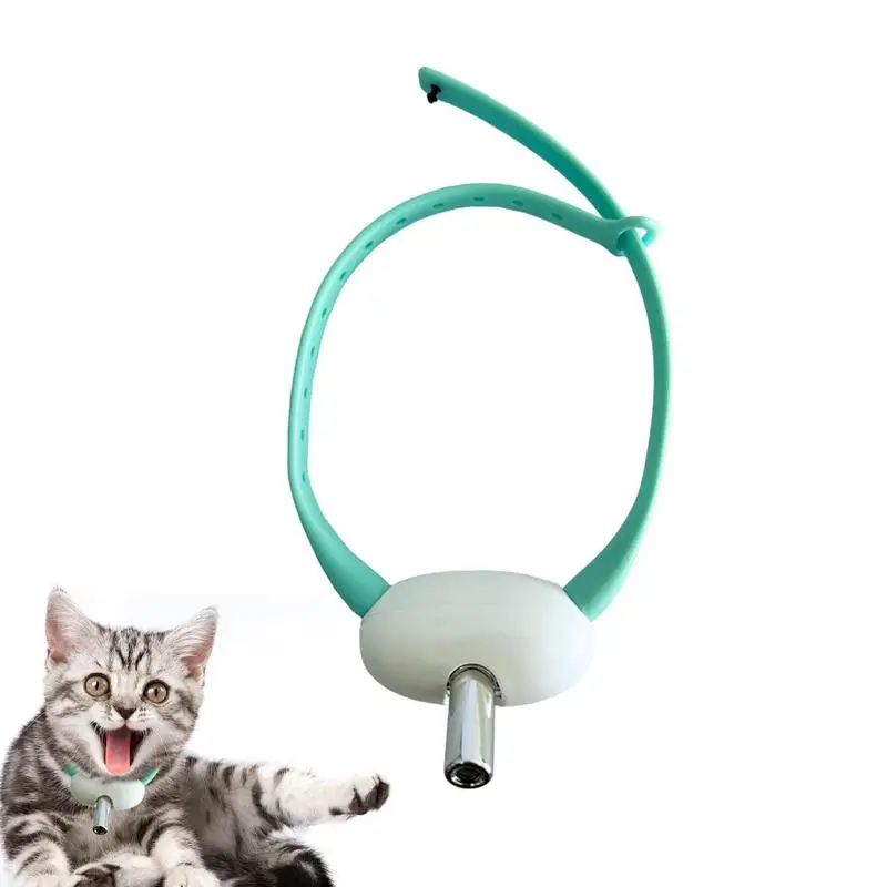 

Легкий удобный ошейник для кошки с USB-портом для зарядки, переносной электрический умный ошейник, игрушка для домашних кошек, интерактивный