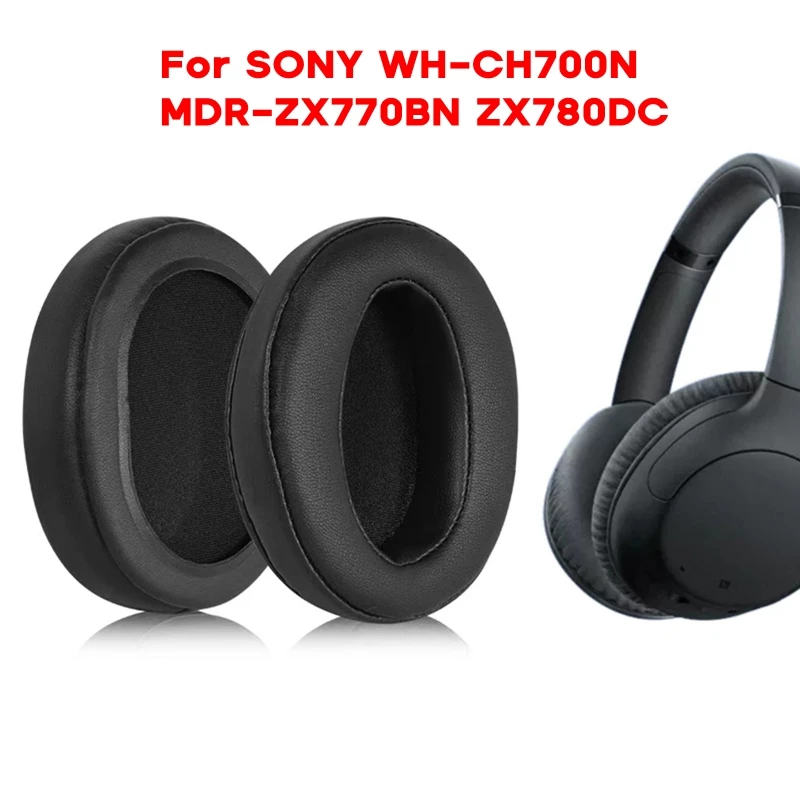 

DXAB Durable Ear Pads Ear Cushion for WH-CH700N Headphone Earpads Headphone Sleeves Earmuff Cover Mesh/Protein/Ice Silk Cloth