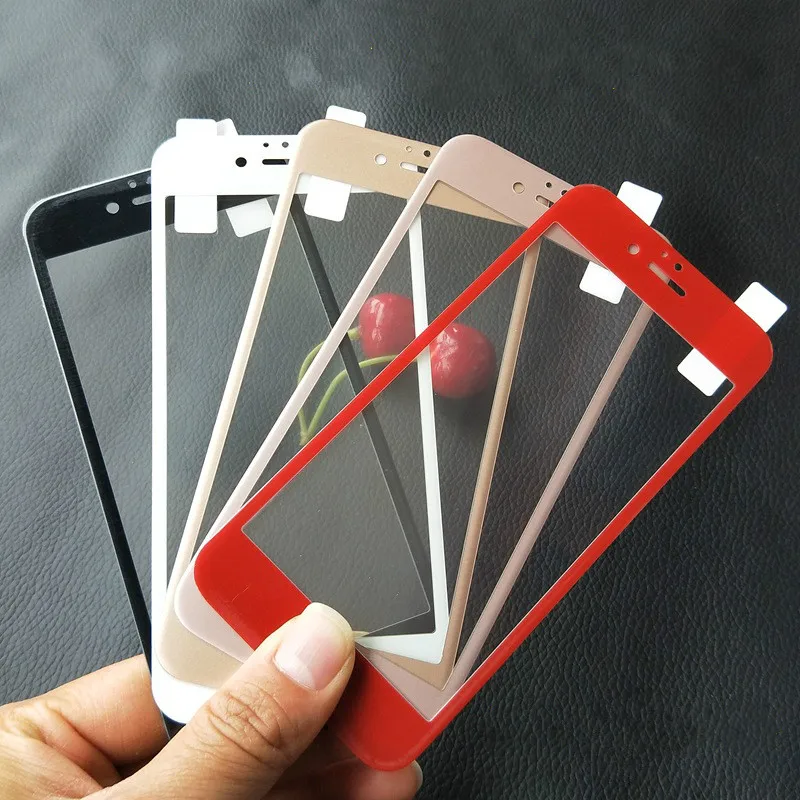 Full Cover Screen Protector Tempered Glass For iPhone 8 6S Plus 6Plus 8Plus 7 Toughened Glass Protective Explosion Proof Film