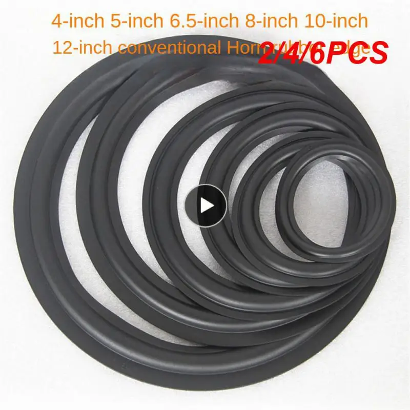 

2/4/6PCS Flexible Speaker Repair Parts High Elasticity Not Easy To Break Speaker Accessories Simple To Use Horn Rubber Edge