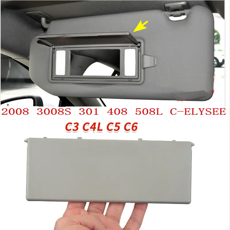 

Подходит для Peugeot 301 2008 308S 408 508L Citroen C3 C4L C5 C6 солнцезащитный козырек, косметическое зеркало