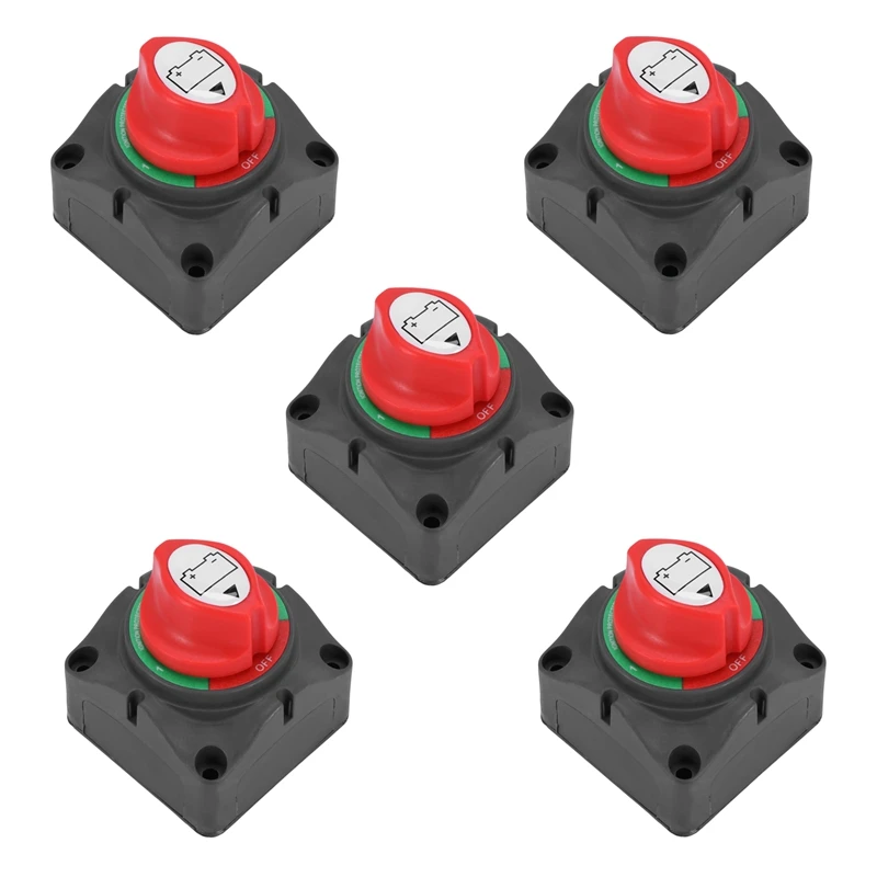 

5-кратный 3-позиционный отключающий главный выключатель изолятора, переключатель отключения питания батареи 12-60 в
