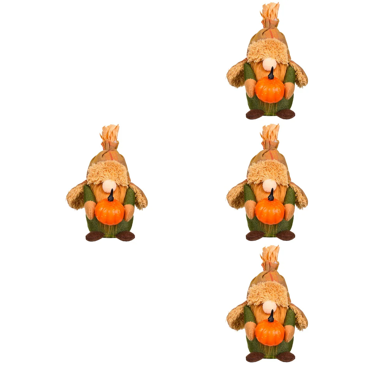 

4pcs Harvest Faceless Harvest Gnome Table Decoration Harvest Festival Ornament