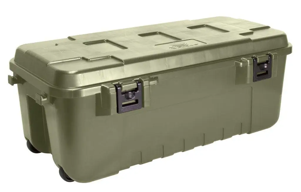 

Plano Storage Trunk with Wheels, Large, 108-Quart Lockable Storage Box