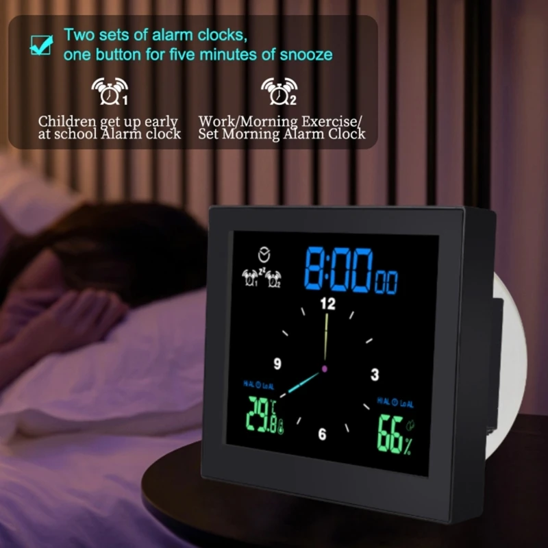 Moisture Proof Waterproof Silent  Clock Decoration For Kitchen Bathroom Wall Decoration Kxre