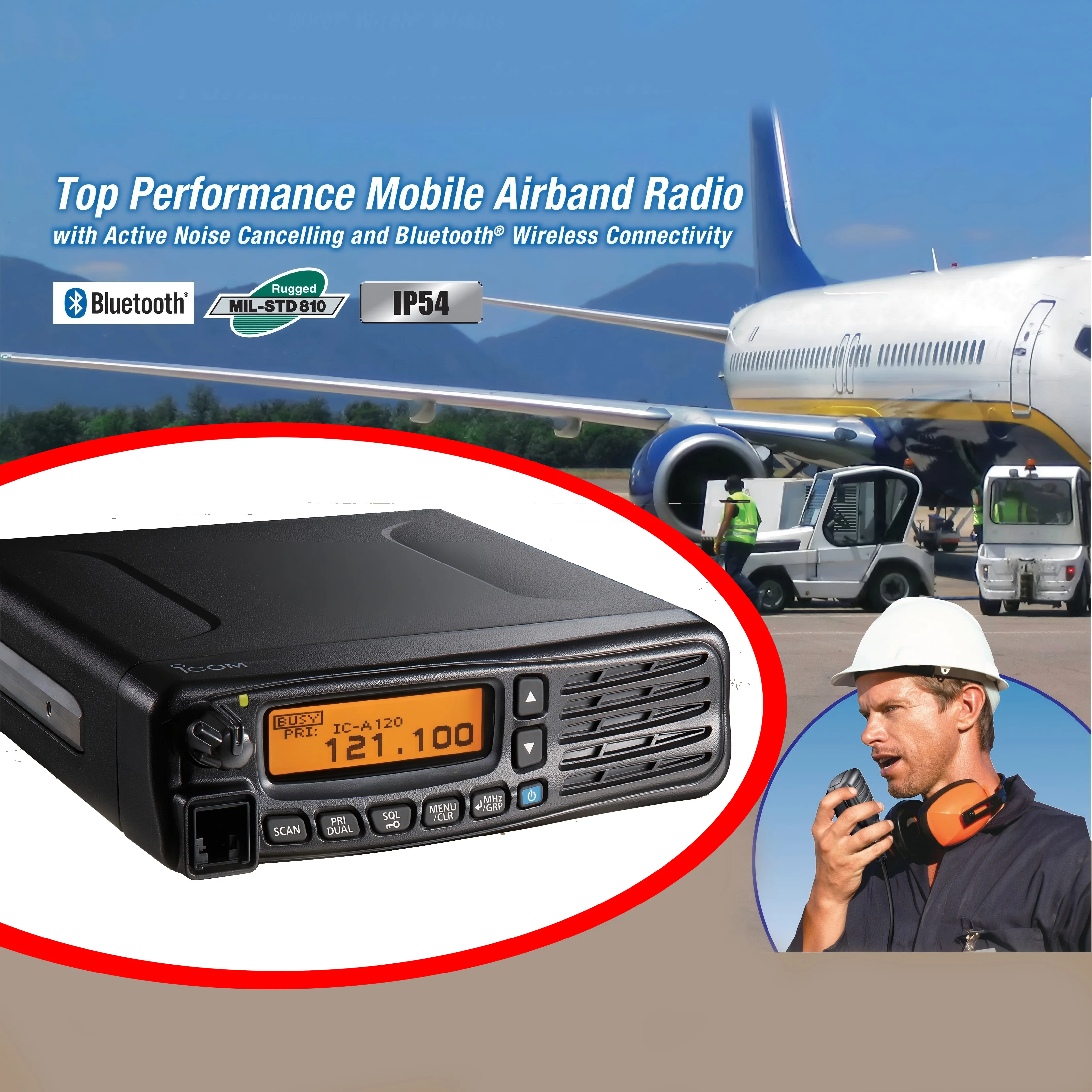 Фото Продажа ICOM VHF AIR BAND TRANSECEIVER IC-A120E №2