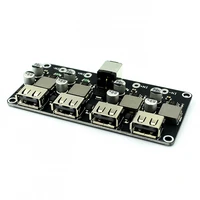 4 port usb fast charging module step down module 12v 24v to qc3 0 mobile phone charging board supports iphone huawei fcp