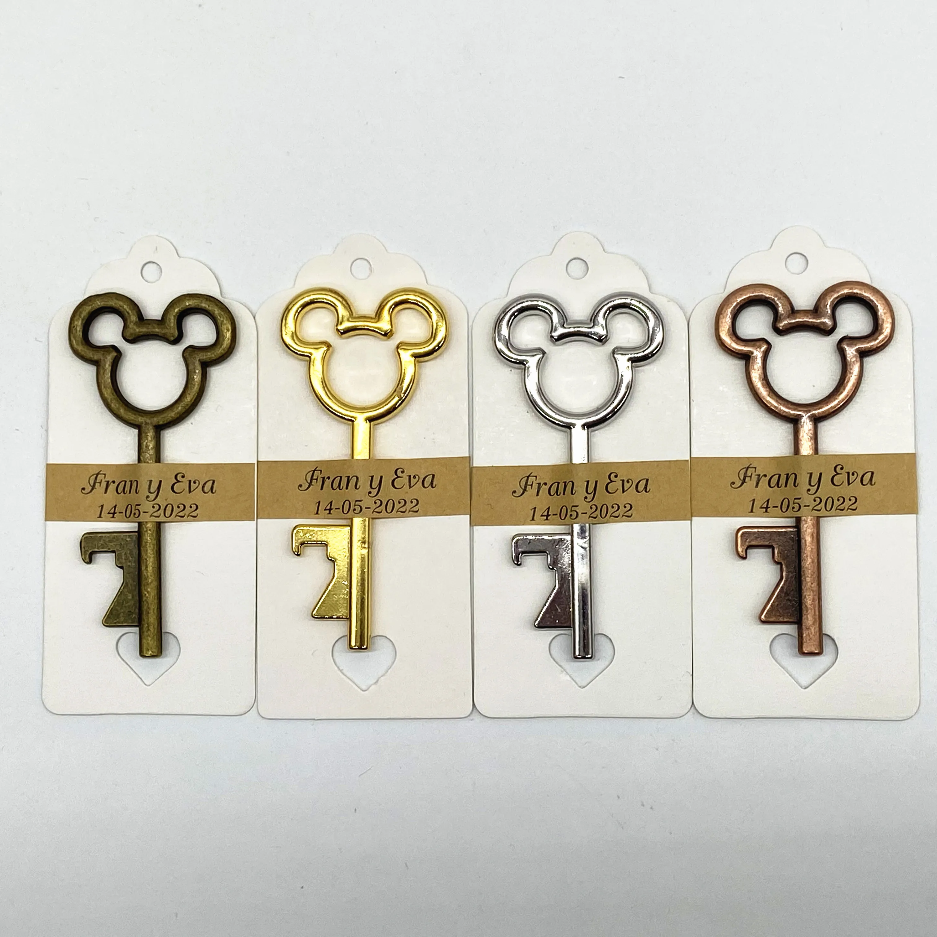 Открывалка для пивных бутылок 50 шт./лот со скелетом Микки свадебные сувениры