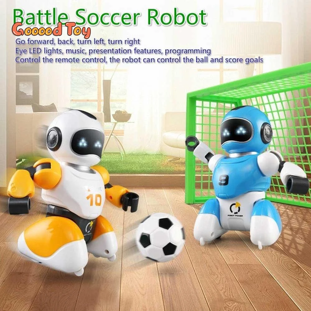 Intelligent Robot Smart Football Battle Remote Control Robots Parent-Child Electric Sports Educational Kids Toys Christmas Gift