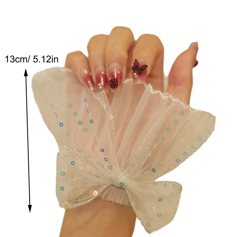 1 пара украшений для ногтей дизайна с блестками и бантом поддельные