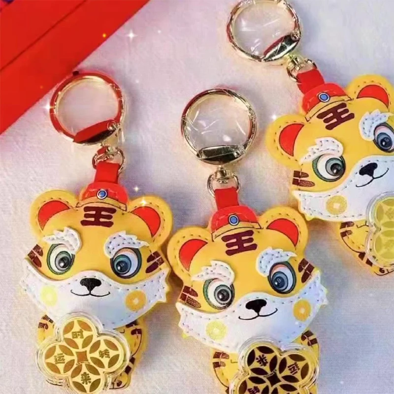 

Good Lucky In The Year Of The Tiger Tiger Car Keychain Accessories Bag Pendant