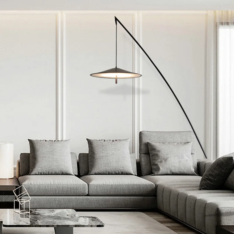 Креативный торшер для рыбалки в скандинавском стиле современный светодиодный