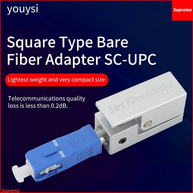 Оптоволоконный адаптер квадратного типа волоконный SC/UPC квадратный FTTH