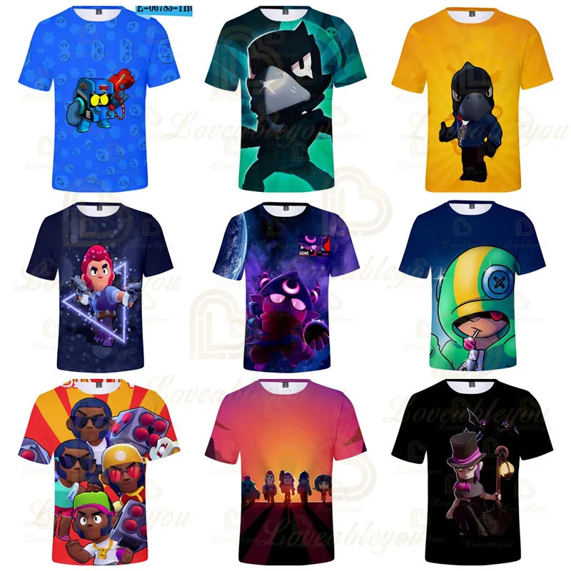 

Kids T-shirt Janet Bonnie Ruffs Colt Nita and Star,Boys Girls Cartoon Tops Teen Clothes 3 To 14 Years, Spike Game 3D