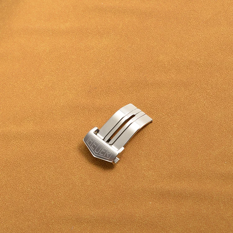 22mm Stainless Steel Watch Buckle Folding Clasp Double Button For TAG Heuer Watch Accessories Strap