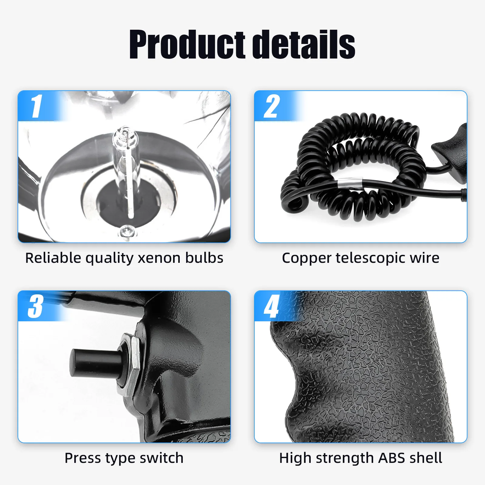 Мощный Портативный Прожектор 35 Вт 5-дюймовая Ксеноновая Hid-лампа Для Охоты На