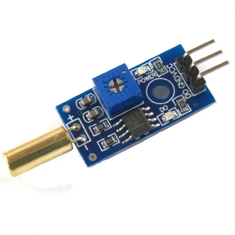 

Gold SW520D Angle Sensor Module Ball Switch Tilt For Arduino Raspberry PI