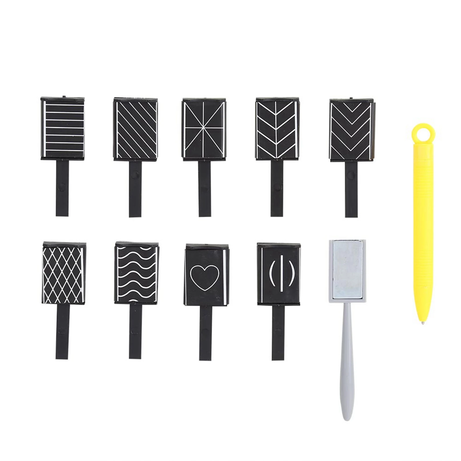 

11Pcs/Set 3D Cat Eye Magnetic LED Polish Soak Off UV Gel Magnet Stick Manicure Nail Art Tools