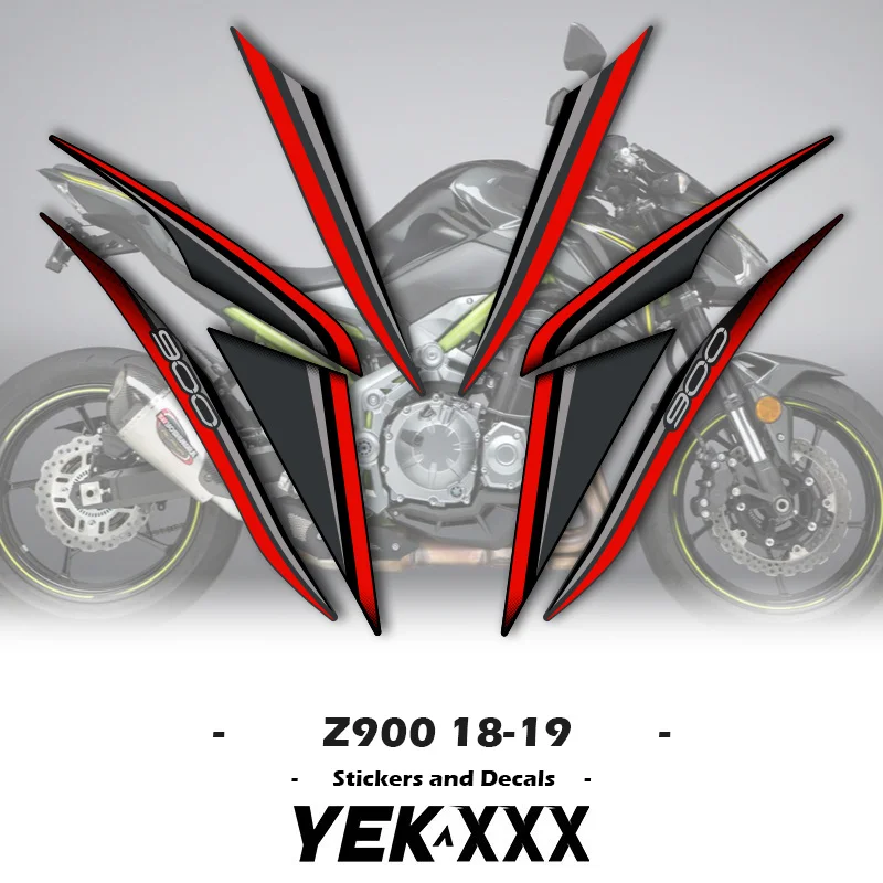 Фото Для Kawasaki Z900 2018-2019 новый металлический цвет OEM реплика наклейки на обтекатель мотоцикла 18-19 полные наклейки на автомобиль №3
