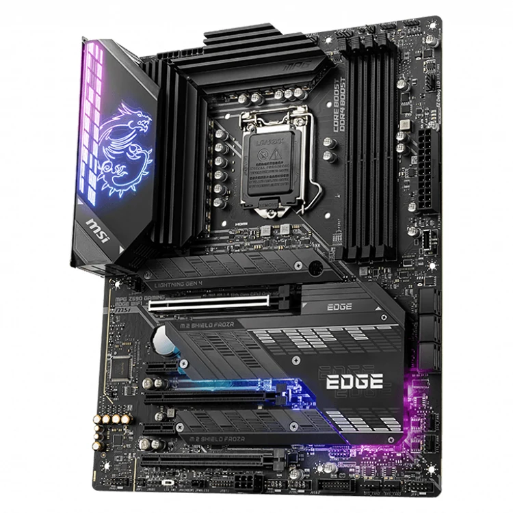 

SPOT MSI MPG Z590 GAMING EDGE WIFI Motherboard Supports 11th and 10th Gen Core / Pentium Celeron processors for LGA 1200