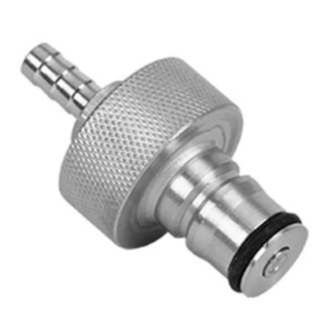 

1pc Stainless Steel Carbonation Cap Counter Pressure Bottle Filling Barb CO2 Coupling To Carbonate Beer Soda Water