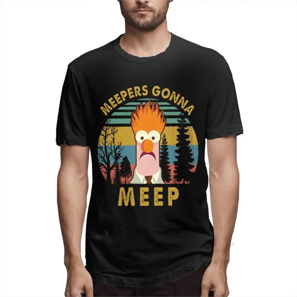 

Muppet Science Beaker Meepers Gonna Meep Classic T Shirt Men Fun Tees Short Sleeve Crewneck T-Shirt 100% Cotton Gift Clothing