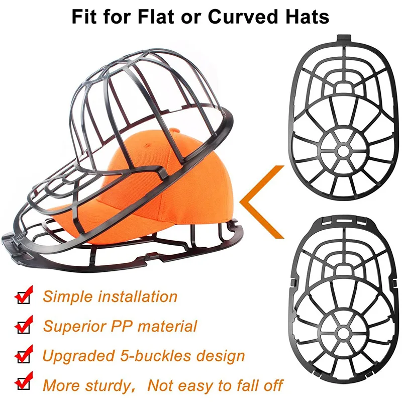 

Baseball Hat Cleaning Protector Cap Washer Adult/Kid's Hat Double-deck Frame Cage Hat Protector Anti-wrinkle Home Washing Cage