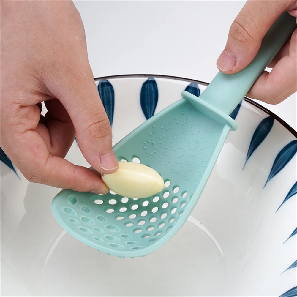

Multifunctional Cooking Spoon Colander Baby Food Supplement Mashed Potato Ginger Kitchen Strainer Scoop Home Kitchen Gadgets