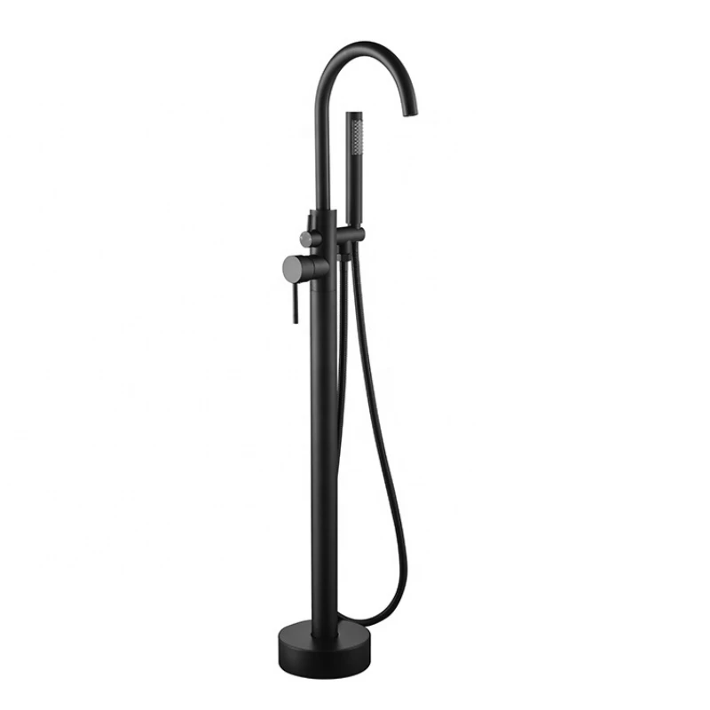 

Matt black cupc Faucet Installation Freestanding Bathtub Faucet