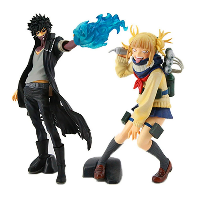 

2pcs My Heroes Academias Anime Figure Himiko Toga Action Figure Age of Heroes Figurine Himiko Toga Collectible Model Toys