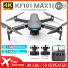 Квадрокоптер автомобильный KF101 Max складной, 3-осевой Дрон с GPS, 4K HD-камерой, Wi-Fi, FPV, VS SG906 Max Pro2