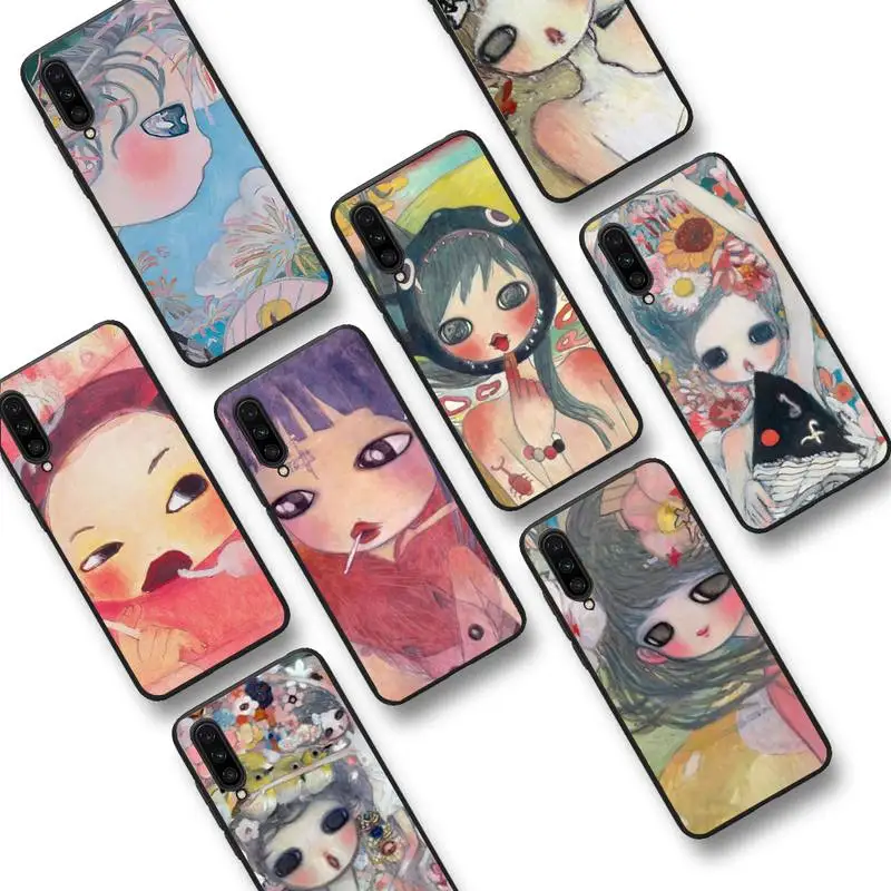 

Aya Takano Phone Case for Samsung S20 lite S21 S10 S9 plus for Redmi Note8 9pro for Huawei Y6 cover