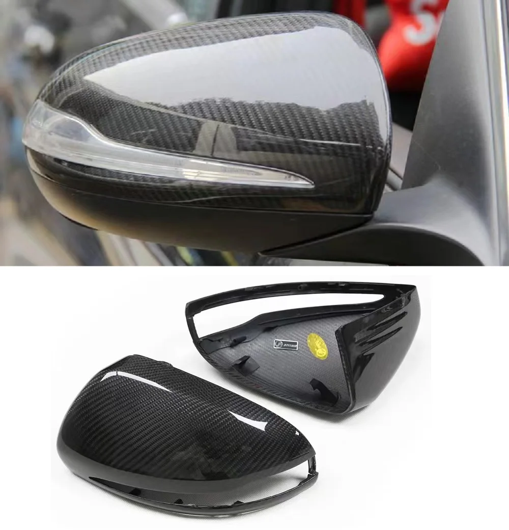 

Dry Carbon Fiber Mirror Cover Fit For Mercedes W205 W213 W222 GLC X205 C63 S63 E63 AMG RHD