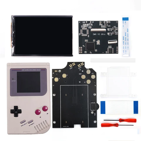 HISPEEDIDO Pro V5 GBO IPS подсветка экрана 36 цветов для Game Boy GBO/DMG