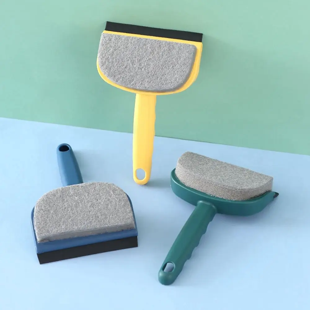 

Double-Sided Brush Head Glass Mirror Cleaning Brush Two-In-One Glass-Wiping Artifact Multi-Functional Glass Window Wiper Brush