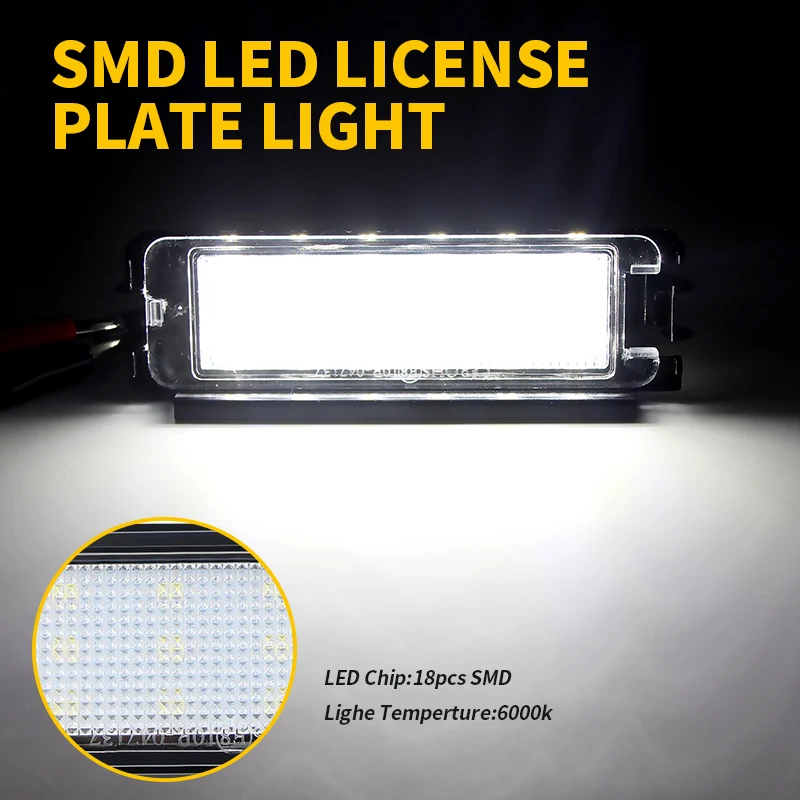 

1 Шт. Светодиодный Фонарь Подсветки Номерного Знака Для Dacia Logan Sandero B8 II Gen Renault Symbol Logan 2012-2015