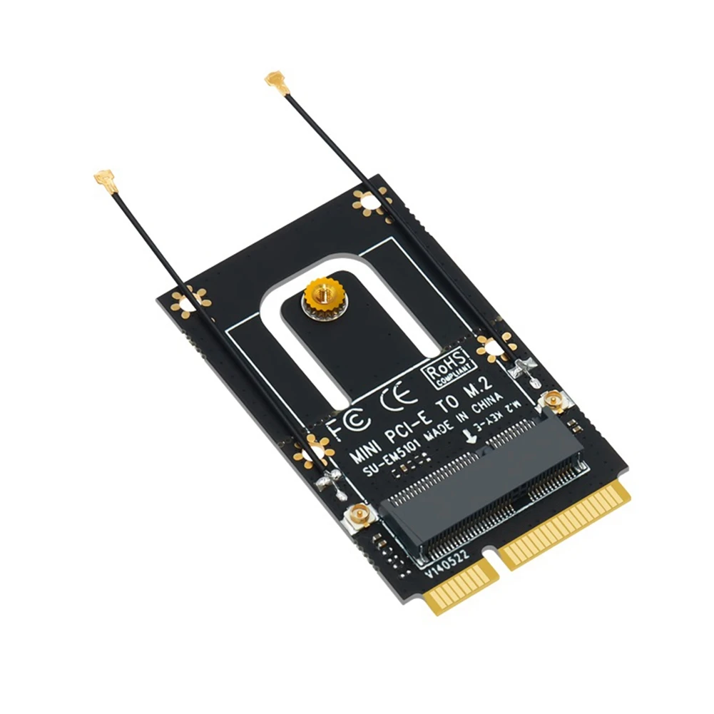 

M.2 NGFF на Mini PCI-E адаптер преобразователь расширения карты M2 Key NGFF E интерфейс для M2 беспроводной Bluetooth WiFi модуль