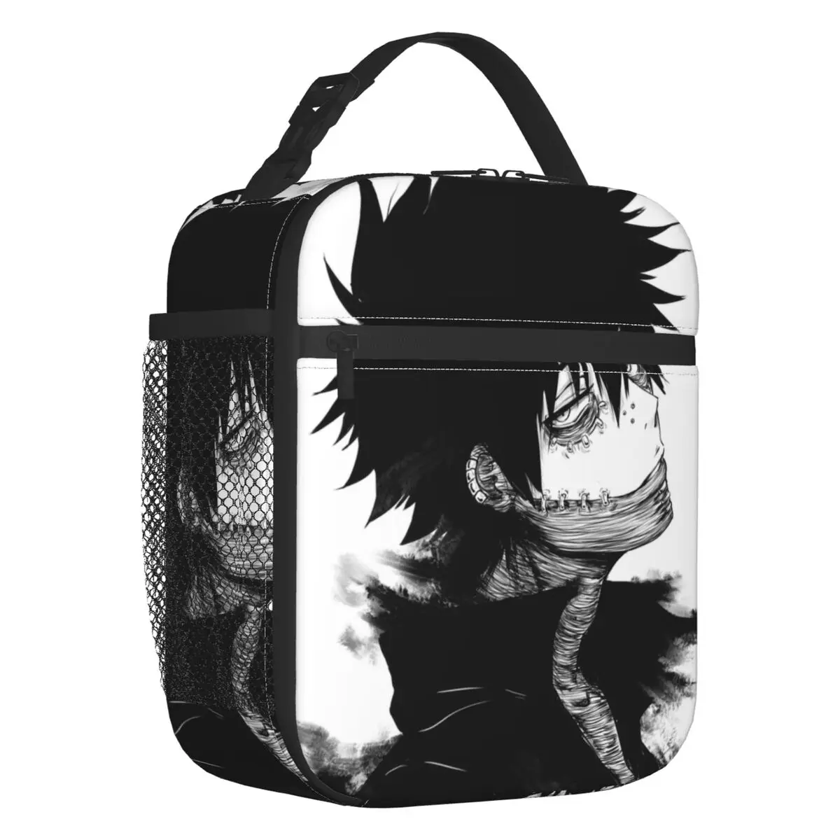 

My Hero Academia Dabi Thermal Insulated Lunch Bags Anime MHA Blueflame Portable Lunch Container for Kid School Children Food Box